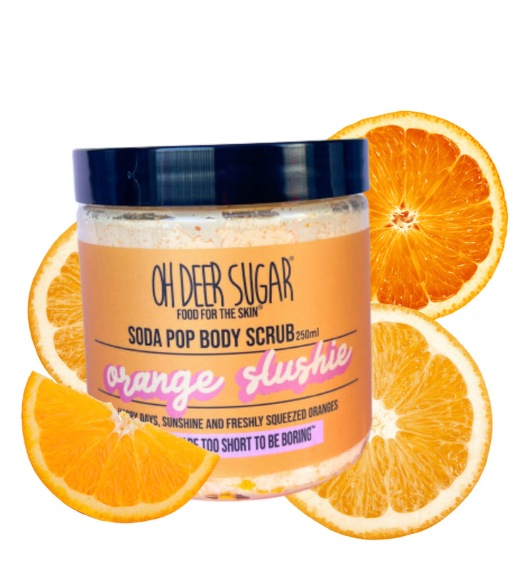 orange slushie SODA POP BODY SCRUB 250ml