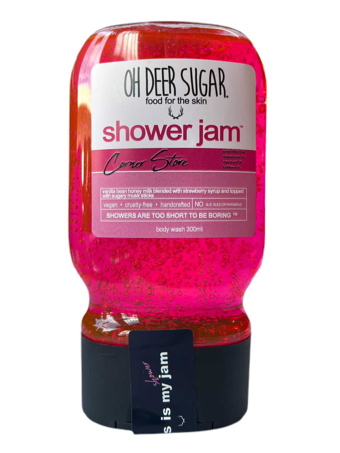 pink shower gel 