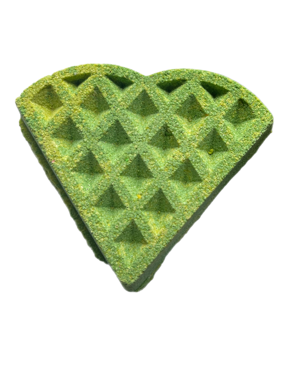 lime green cocktail waffle bath bomb 