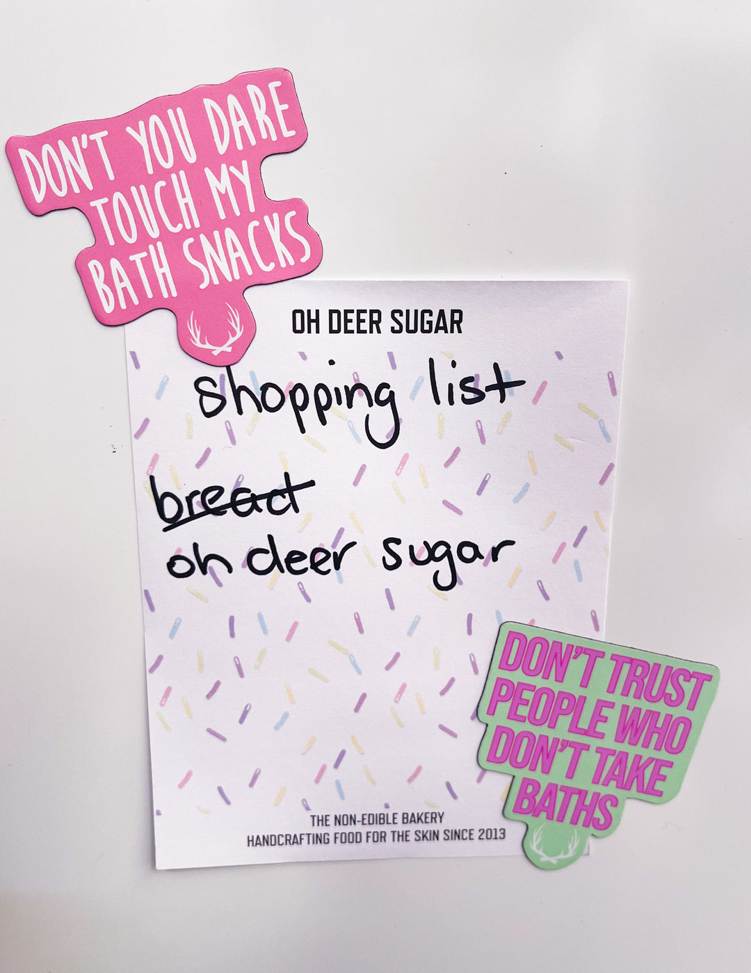 Oh Deer Sugar notepad 50 sheets