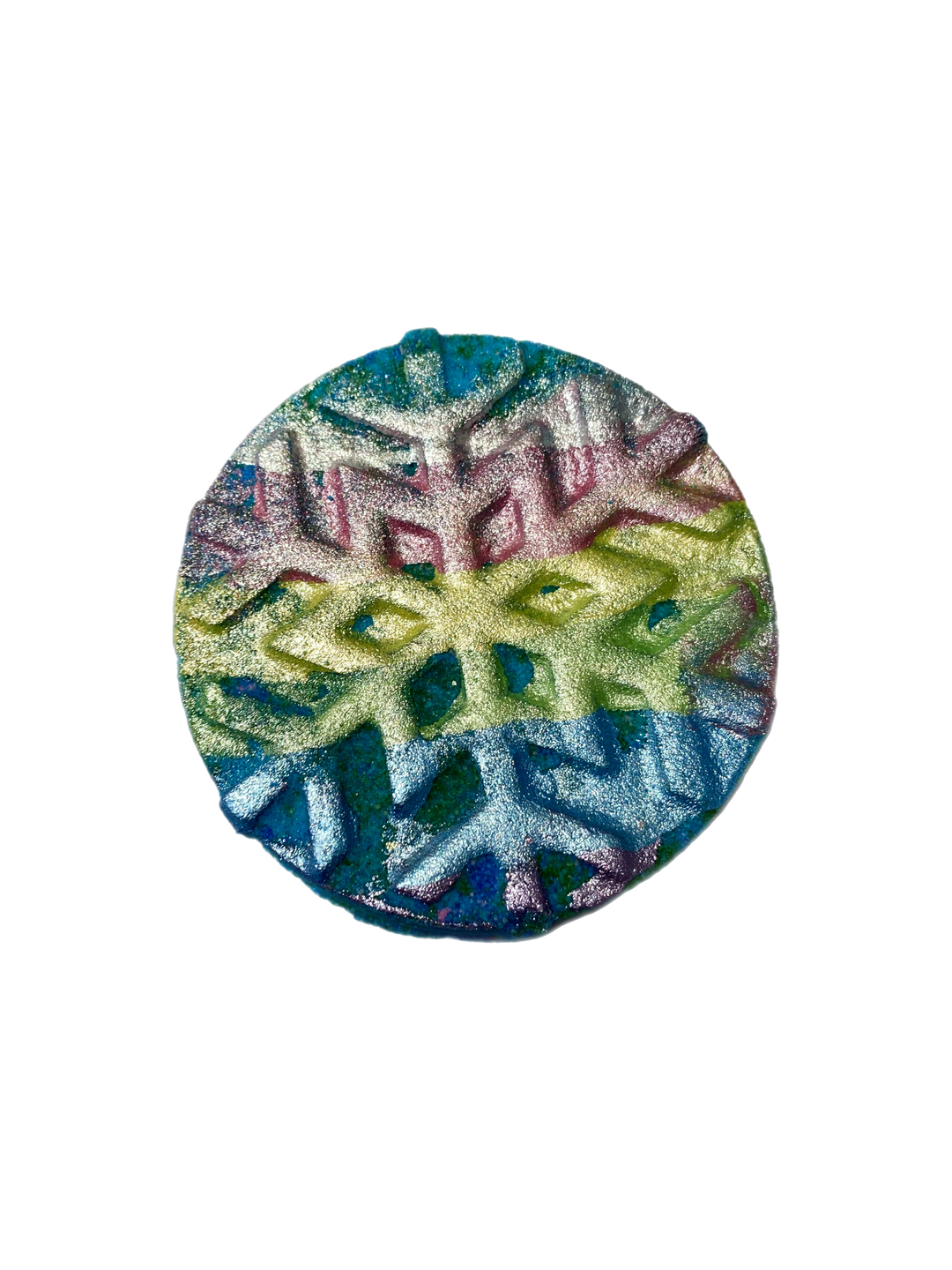 holographic snowflake BATH BOMB 140g