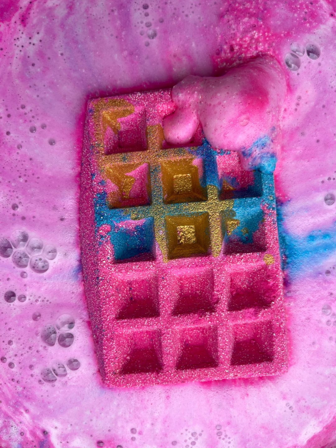 fairy floss WAFFLE BATH BOMB 180g