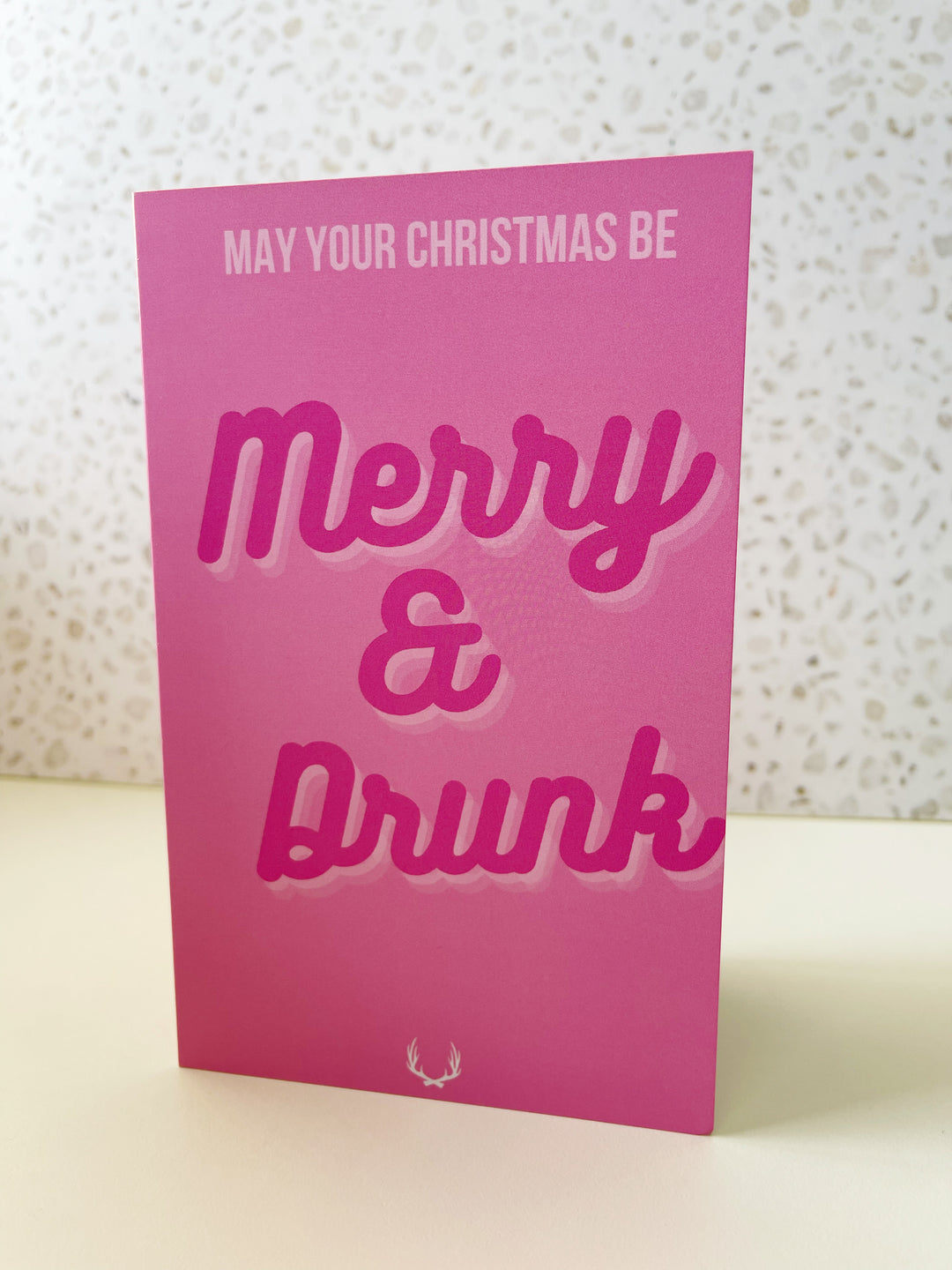 merry & drunk… christmas card & envelope