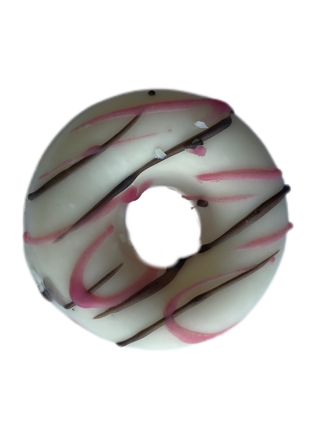 white choc cherry ripple DONUT WAX MELT 34g