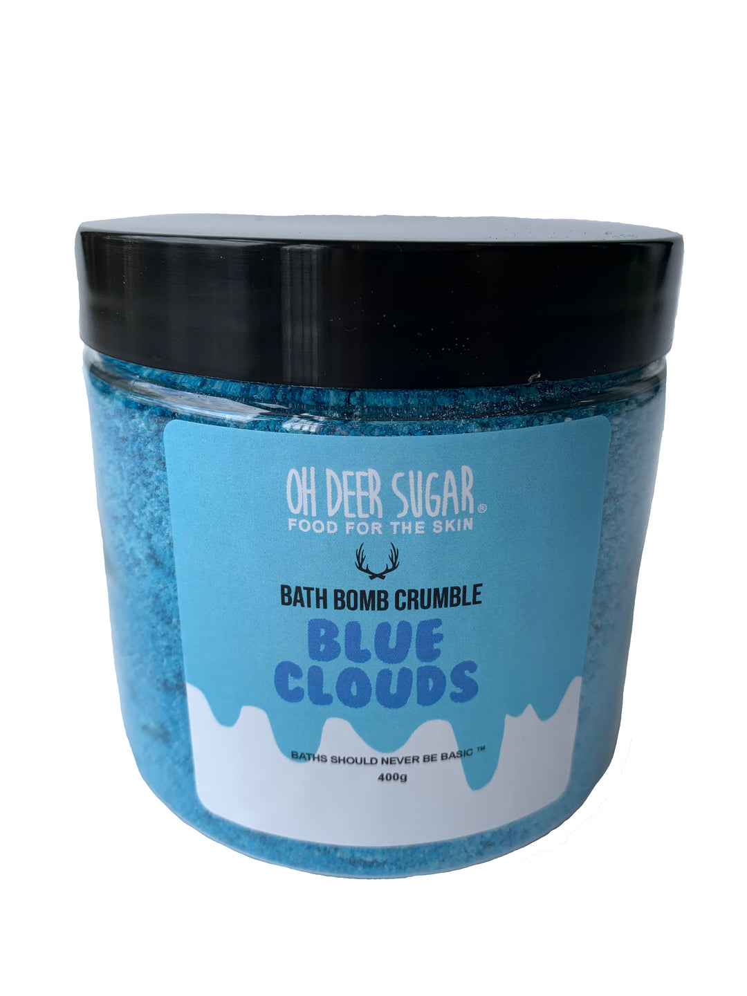 blue clouds BATH BOMB CRUMBLE JAR 400g